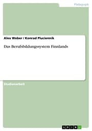 Cover von Das Berufsbildungssystem Finnlands