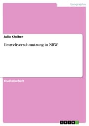 Cover von Umweltverschmutzung in NRW