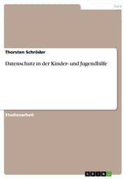 Cover von Datenschutz in der Kinder- und Jugendhilfe