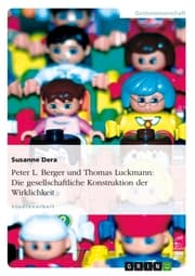 Cover von Peter L. Berger und Thomas Luckmann: Die gesellschaftliche Konstruktion der Wirklichkeit