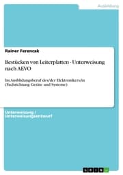 Cover von Bestücken von Leiterplatten - Unterweisung nach AEVO