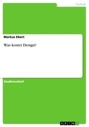 Cover von Was kostet Design?