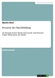Cover von Prozesse der Machtbildung