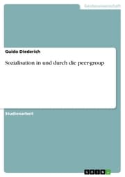 Cover von Sozialisation in und durch die peer-group