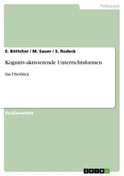 Cover von Kognitiv-aktivierende Unterrichtsformen