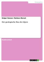 Cover von Der geologische Bau der Alpen
