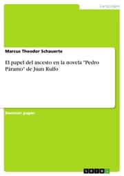 Cover von El papel del incesto en la novela 'Pedro Páramo' de Juan Rulfo