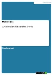 Cover von Archimedes: Ein antikes Genie