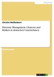 Cover von Diversity Management. Chancen und Risiken in deutschen Unternehmen