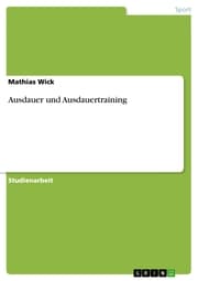 Cover von Ausdauer und Ausdauertraining