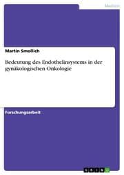 Cover von Bedeutung des Endothelinsystems in der gynäkologischen Onkologie