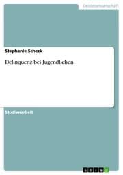 Cover von Delinquenz bei Jugendlichen
