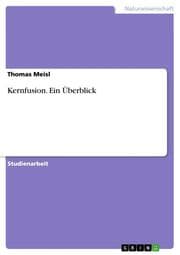 Cover von Kernfusion.Ein Überblick