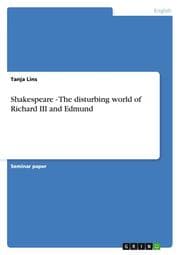 Cover von Shakespeare - The disturbing world of Richard III and Edmund