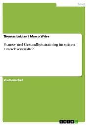 Cover von Fitness- und Gesundheitstraining im späten Erwachsenenalter