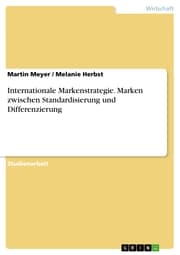 Cover von Internationale Markenstrategie. Marken zwischen Standardisierung und Differenzierung