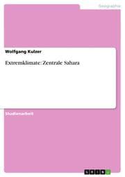 Cover von Extremklimate: Zentrale Sahara