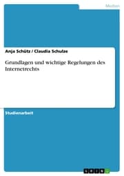 Cover von Grundlagen und wichtige Regelungen des Internetrechts