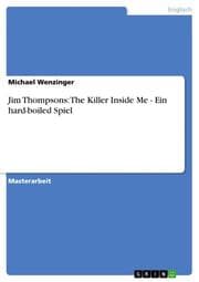 Cover von Jim Thompsons: The Killer Inside Me - Ein hard-boiled Spiel