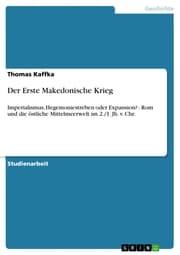 Cover von Der Erste Makedonische Krieg