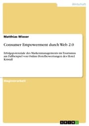 Cover von Consumer Empowerment durch Web 2.0
