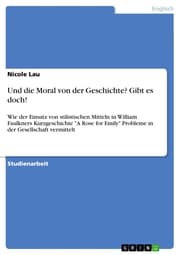 Cover von Und die Moral von der Geschichte? Gibt es doch!