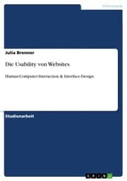 Cover von Die Usability von Websites