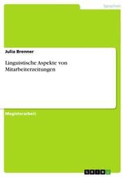 Cover von Linguistische Aspekte von Mitarbeiterzeitungen