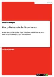 Cover von Der palästinensische Terrorismus
