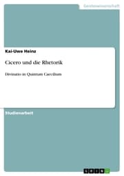 Cover von Cicero und die Rhetorik
