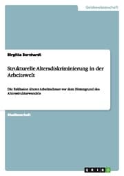 Cover von Strukturelle Altersdiskriminierung in der Arbeitswelt