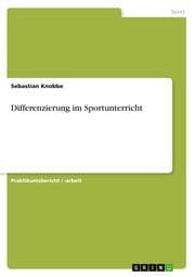 Cover von Differenzierung im Sportunterricht