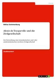 Cover von Alexis de Tocqueville und die Zivilgesellschaft
