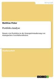 Cover von Portfolio-Analyse