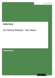 Cover von Zu: Patrick Süskind - 'Die Taube'