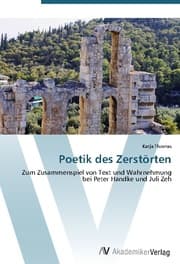 Cover von Poetik des Zerstörten