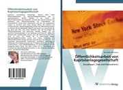 Cover von Öffentlichkeitsarbeit von Kapitalanlagegesellschaft