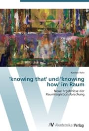 Cover von 'knowing that' und 'knowing how' im Raum