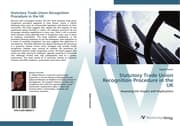 Cover von Statutory Trade Union Recognition Procedure in the UK