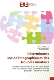 Cover von Déterminants sociodémographiques des troubles mentaux