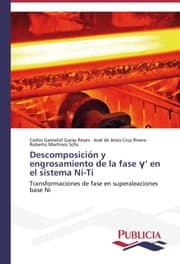 Cover von Descomposición y engrosamiento de la fase en el sistema Ni-Ti