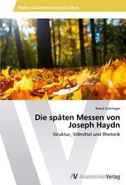 Cover von Die späten Messen von Joseph Haydn