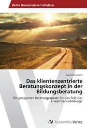 Cover von Das klientenzentrierte Beratungskonzept in der Bildungsberatung