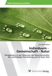 Cover von Individuum - Gemeinschaft - Natur