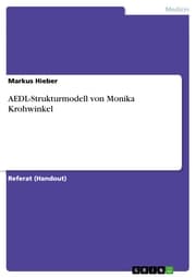 Cover von AEDL-Strukturmodell von Monika Krohwinkel