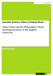 Cover von 'Harry Potter and the Philosopher's Stone'. Teaching Literature in the English Classroom