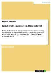 Cover von Funktionale Diversität und Innovativität