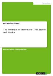 Cover von The Evolution of Innovation - TRIZ Trends and Bionics