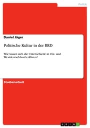 Cover von Politische Kultur in der BRD