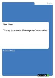 Cover von Young women in Shakespeares comedies